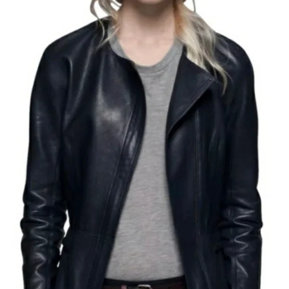 Theory ford enora leather jacket - Picture 2 of 14